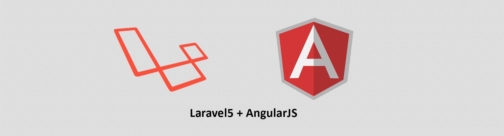 Build an app with Laravel5 (backend) and Angularjs (frontend) - Part 1