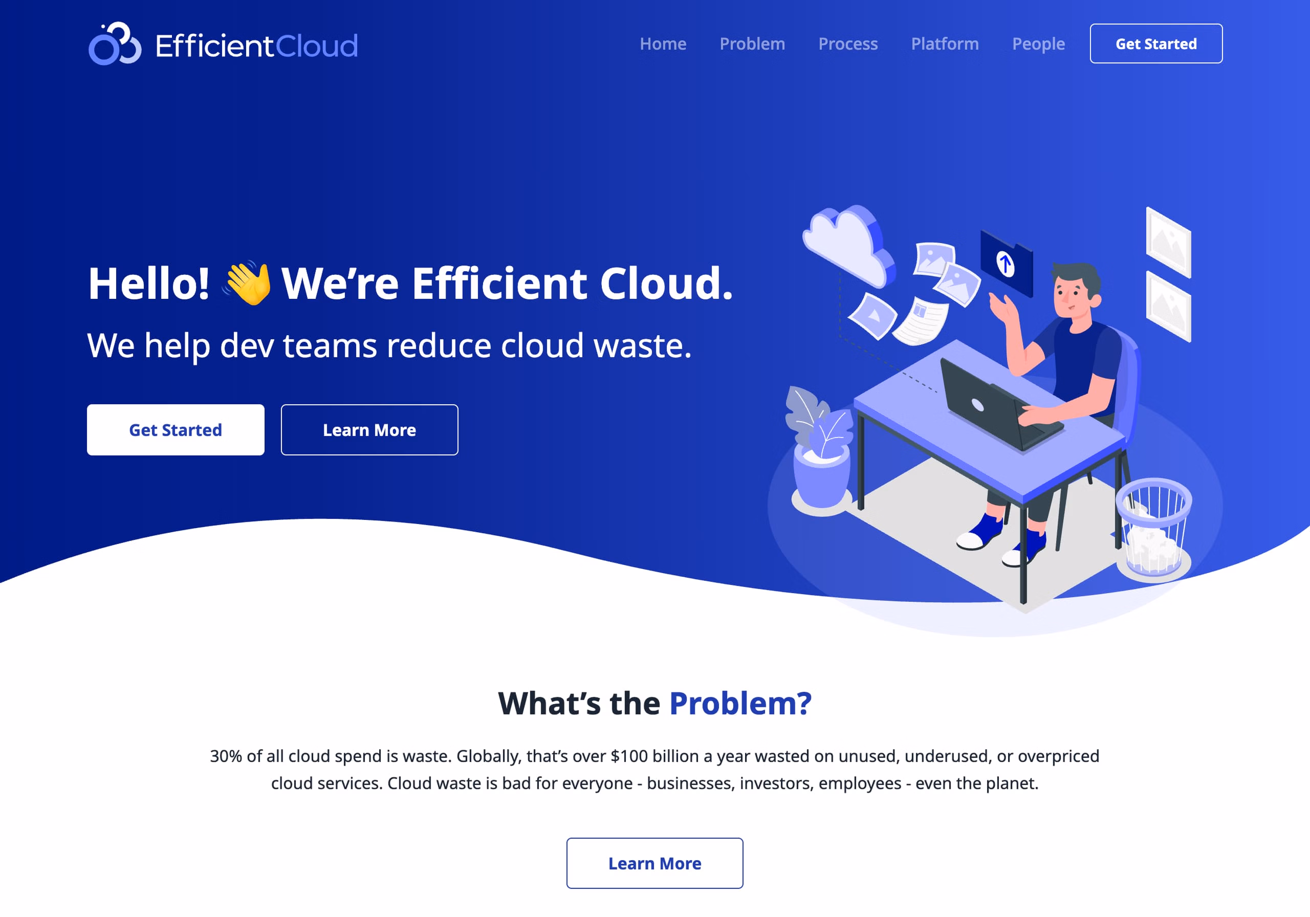 Efficient cloud