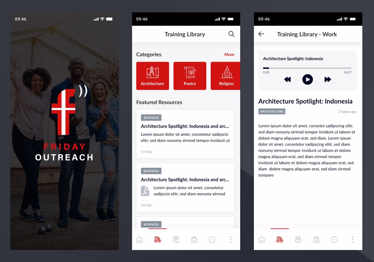 Friday outreach app