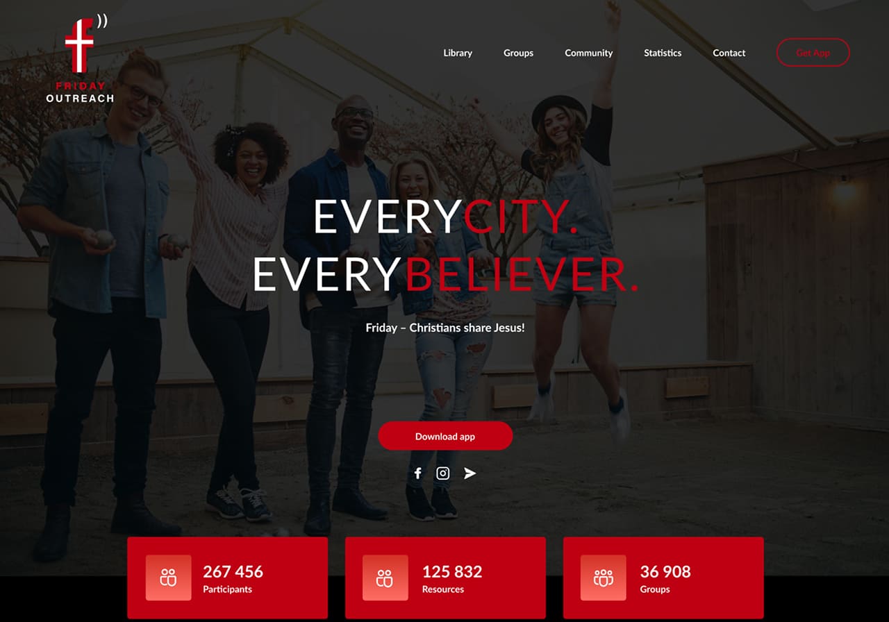 Friday outreach website